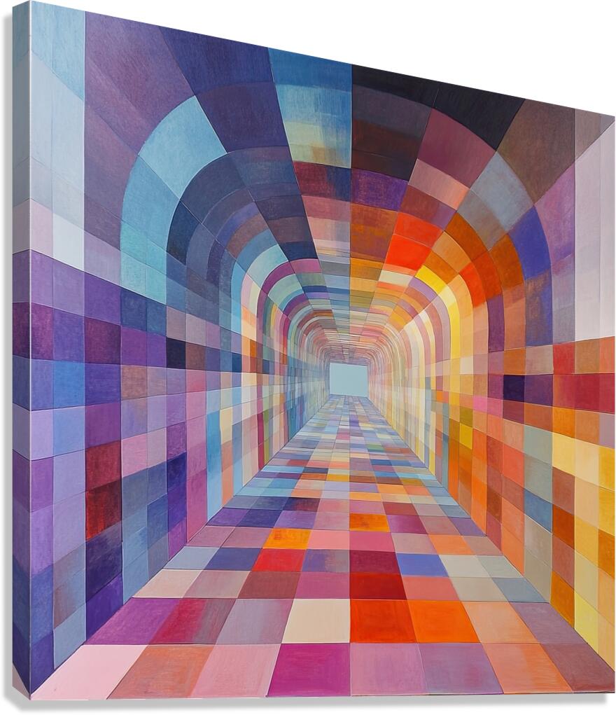 Chromatic Passage N593HJ 57 Canvas Print