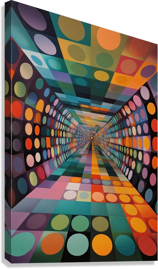 Chromatic Passage N92H7P 60 Canvas Print