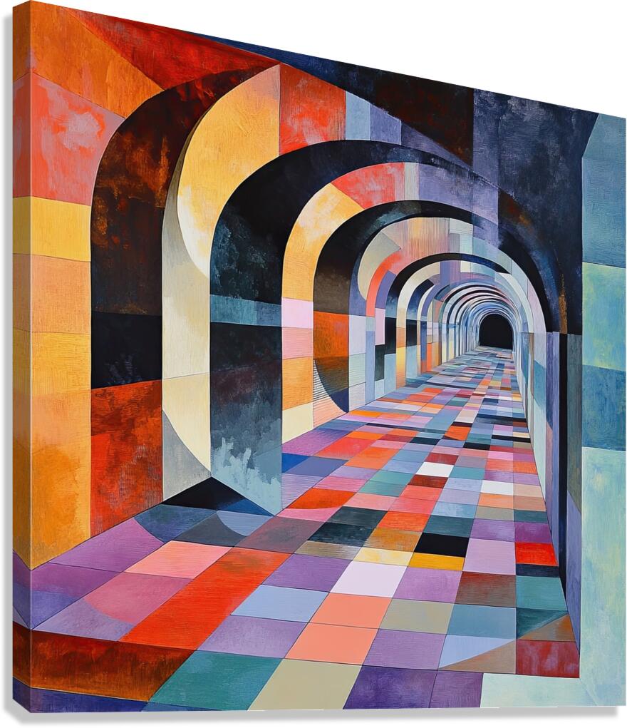 Chromatic Passage NV93HJ 48 Canvas Print