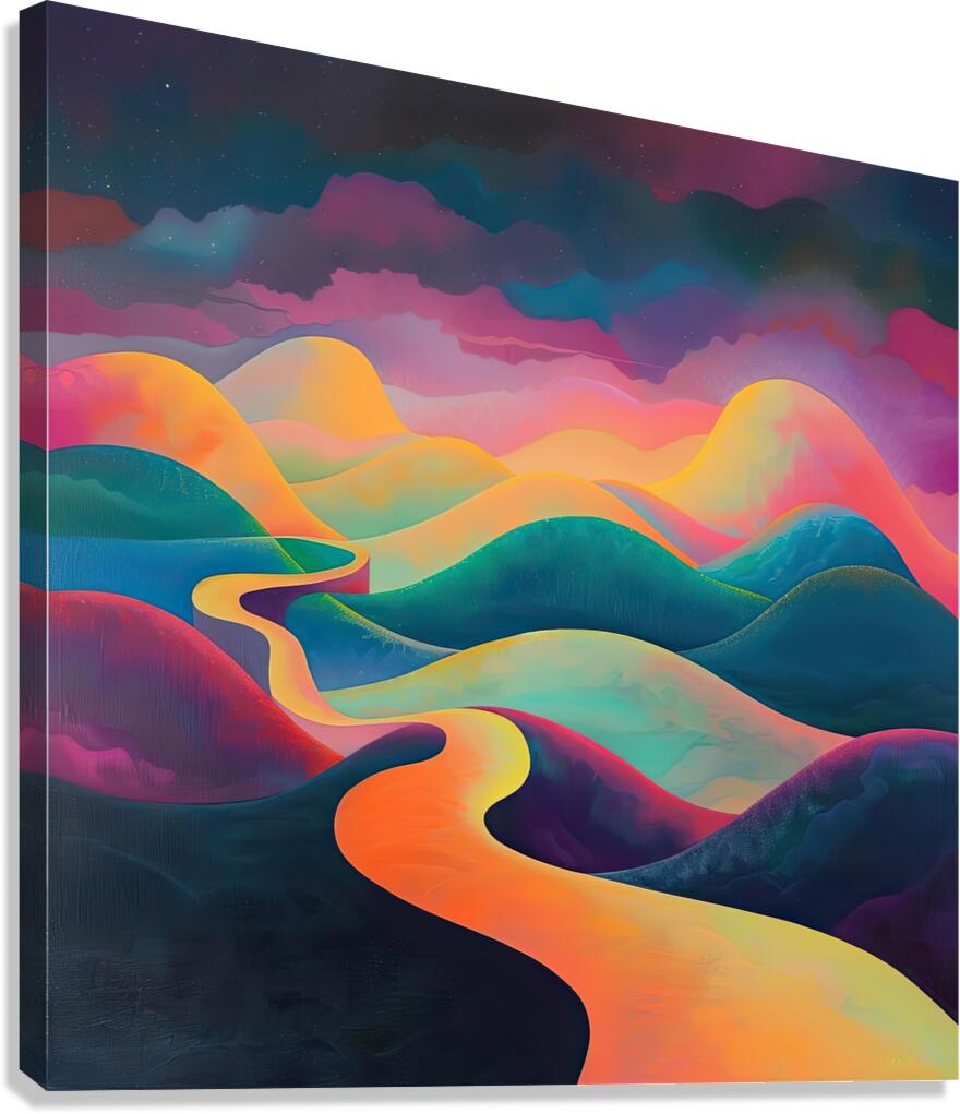 Chromatic Passage ZX49N7 55 Canvas Print