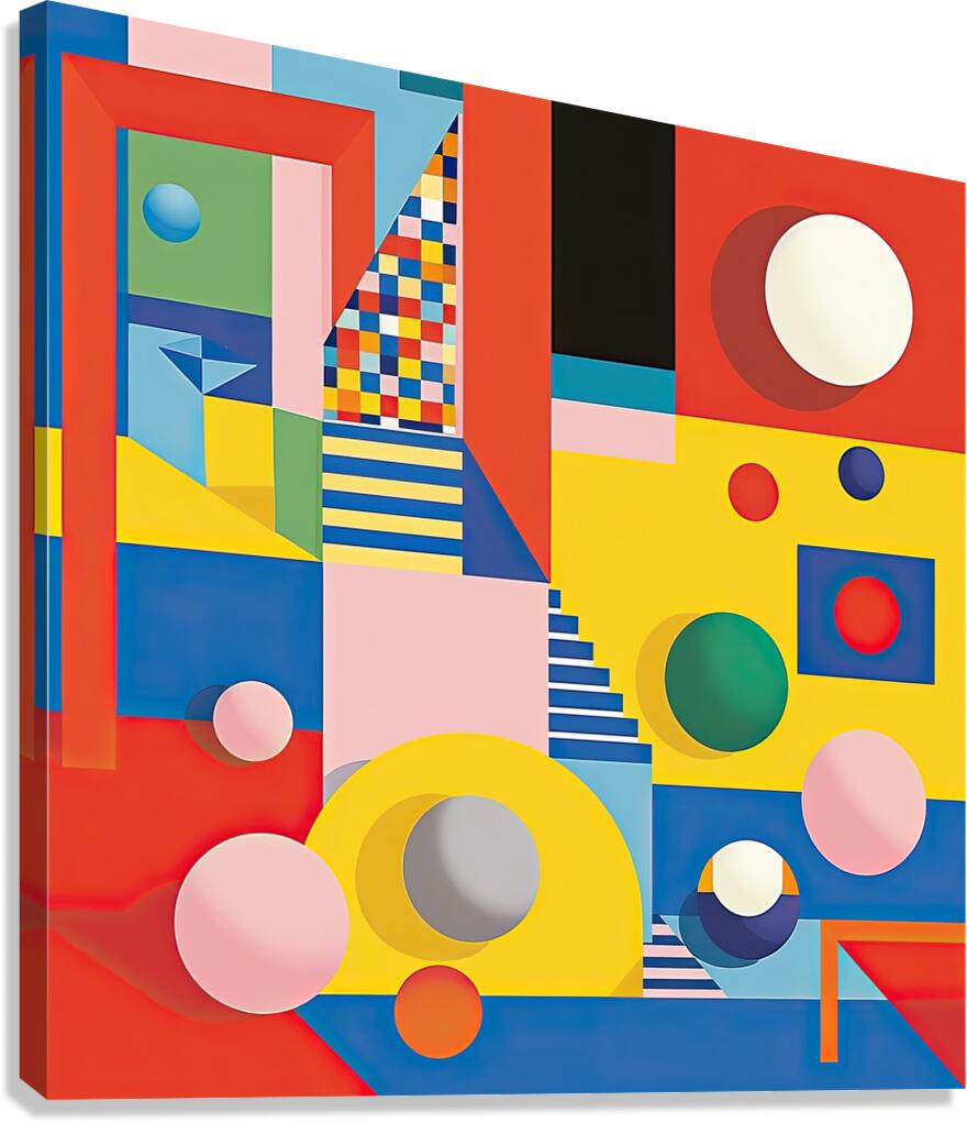 Chromatic Playground 48H9N2 64 Canvas Print