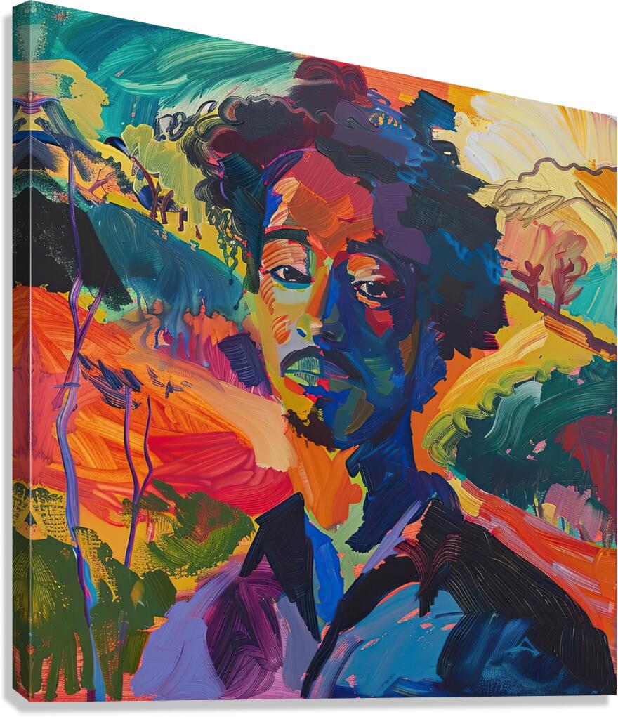 Chromatic Portrait B29H7N 57 Canvas Print