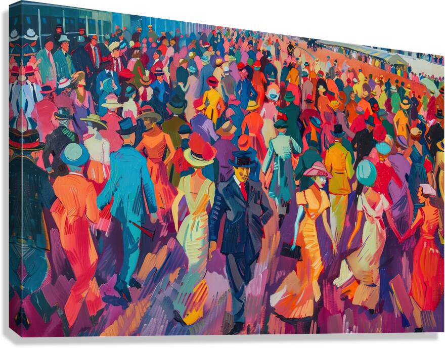 Chromatic Promenade 7D8N9H 63 Canvas Print