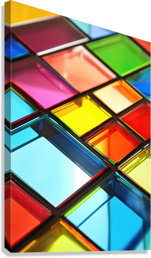 Chromatic Reflections 4J9N2P 65 Canvas Print