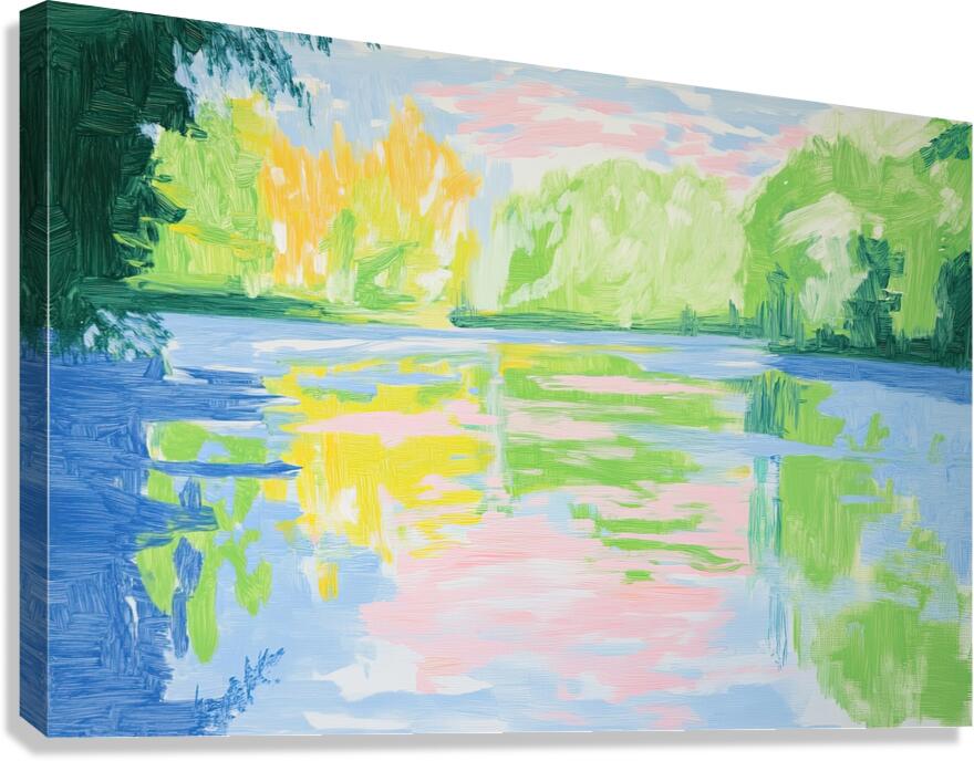 Chromatic Reflections 2P9H7N 58 Canvas Print