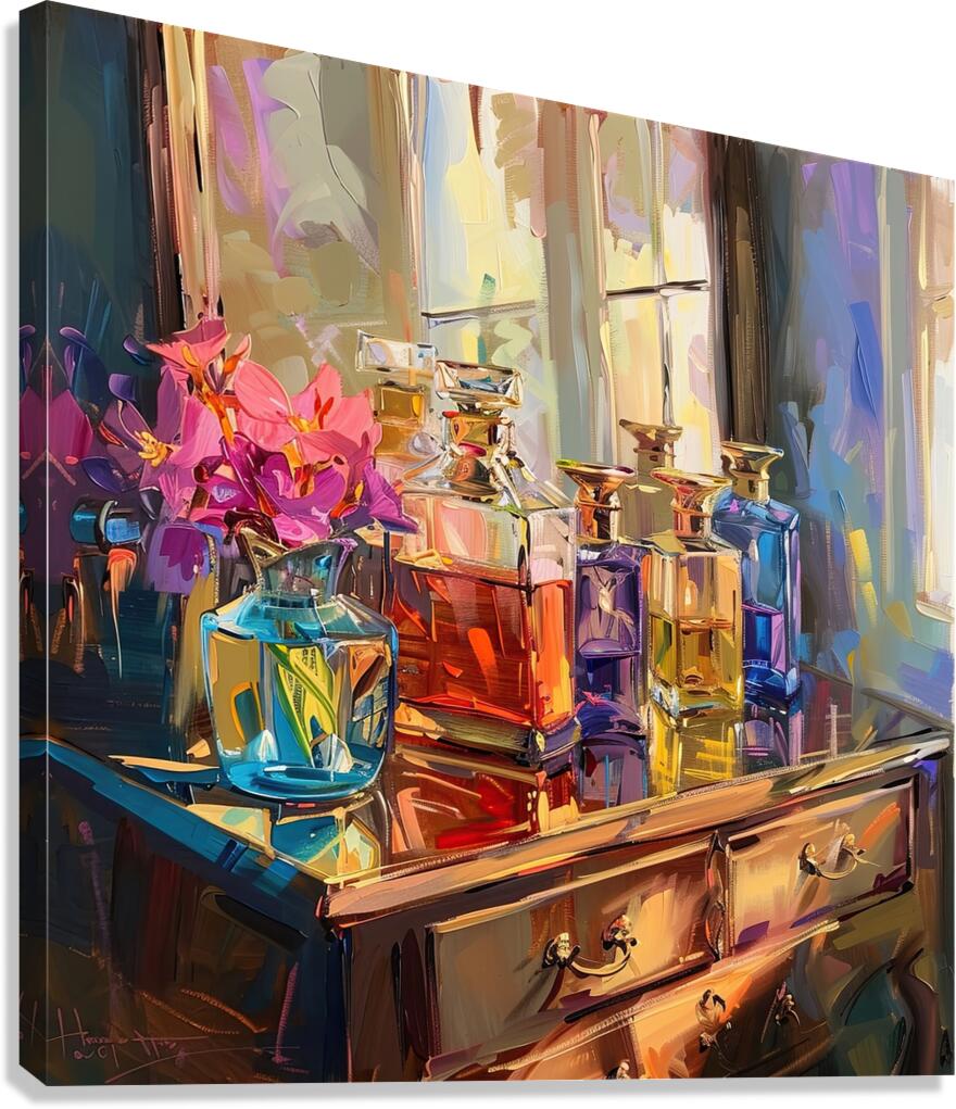 Chromatic Reflections H2N9P2 65 Canvas Print