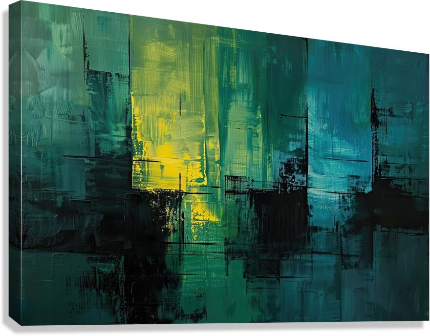 Chromatic Resonance 2P3H9N 58 Canvas Print