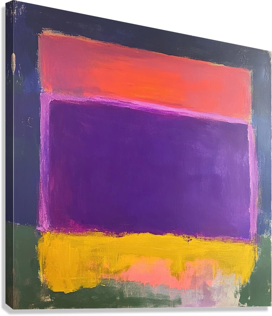 Chromatic Resonance H3N9B2 52 Canvas Print