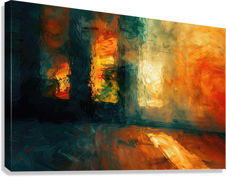 Chromatic Resonance H92N5Z 48 Canvas Print