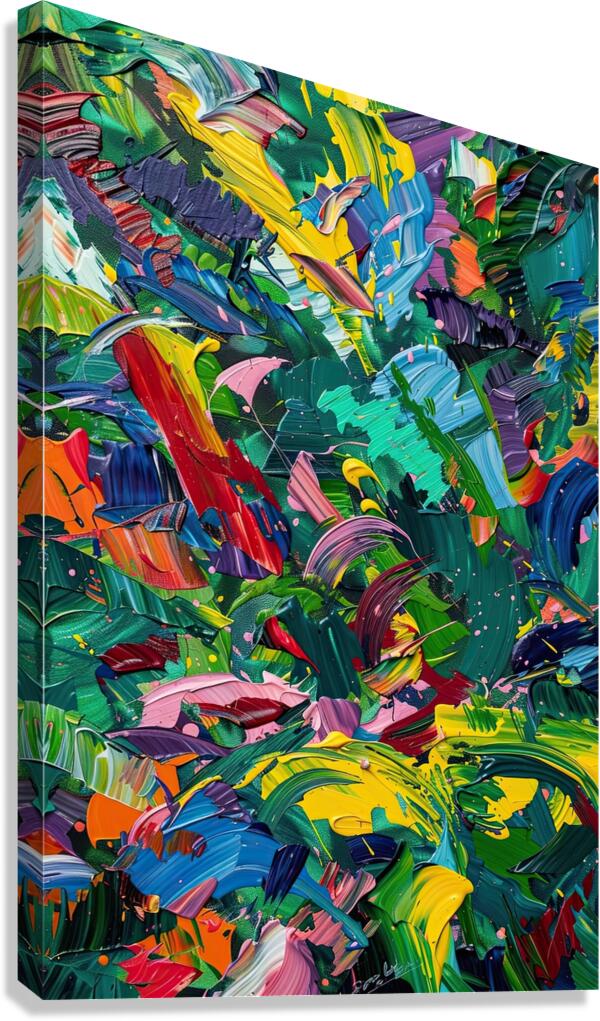 Chromatic Rhapsody 23HBC9 59 Canvas Print