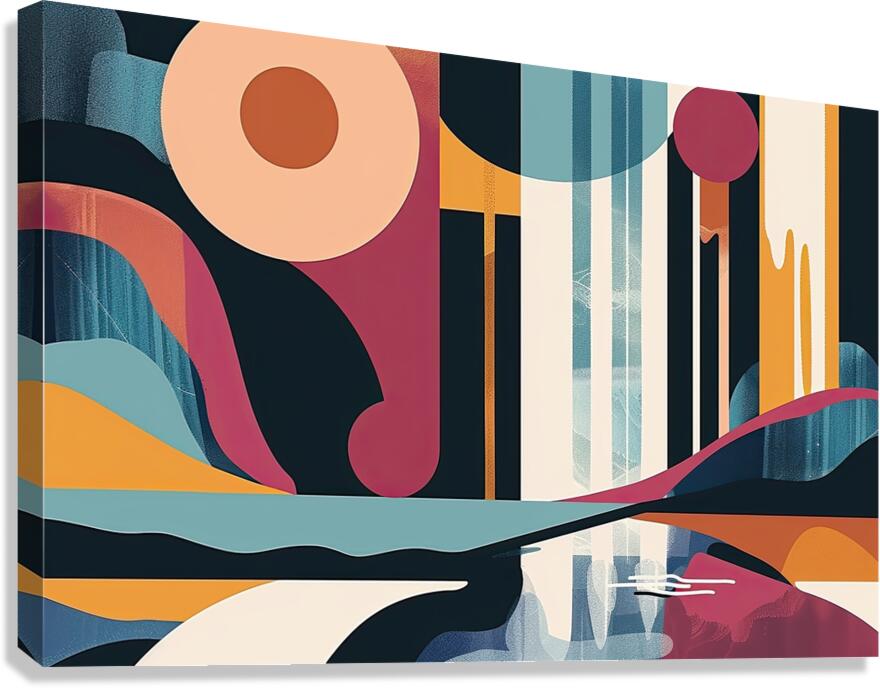 Chromatic Rhapsody 29H3N4 52 Canvas Print