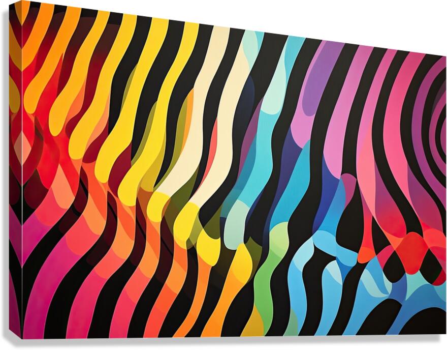 Chromatic Rhapsody 2D9H7N 57 Canvas Print