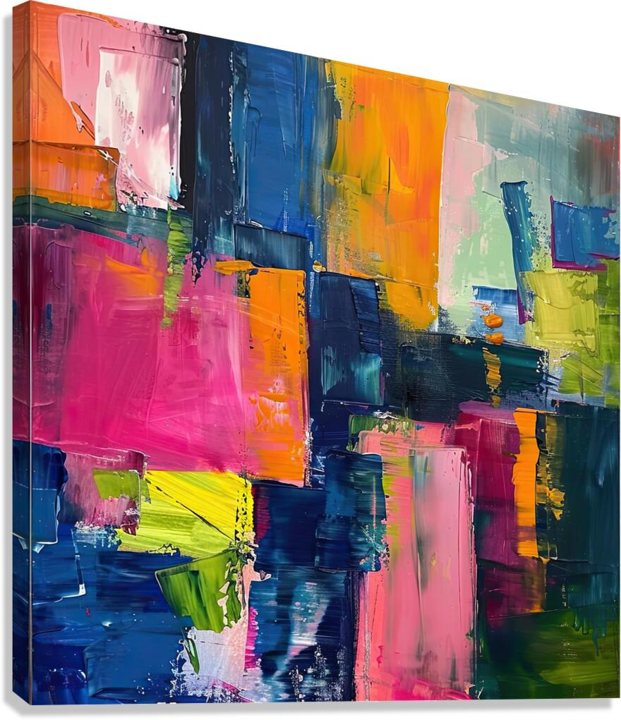 Chromatic Rhapsody 2G9H7P 53 Canvas Print