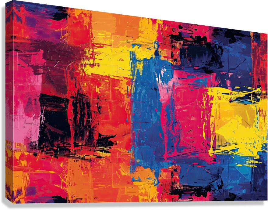Chromatic Rhapsody 2P3H7N 48 Canvas Print