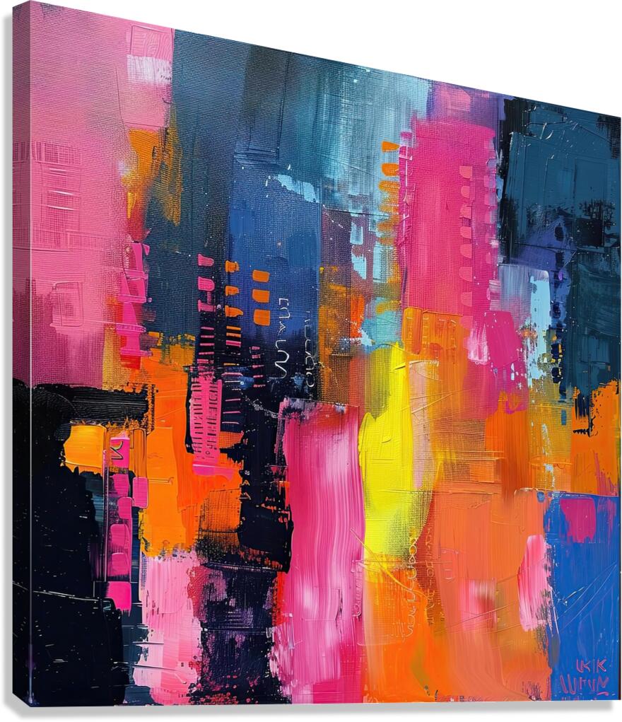 Chromatic Rhapsody 2P9H7D 58 Canvas Print