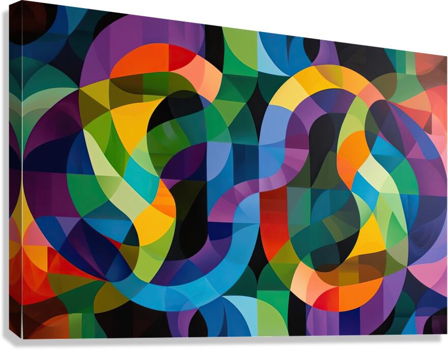 Chromatic Rhapsody 48H9Z2 57 Canvas Print