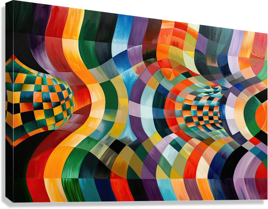 Chromatic Rhapsody 4J9N2P 64 Canvas Print