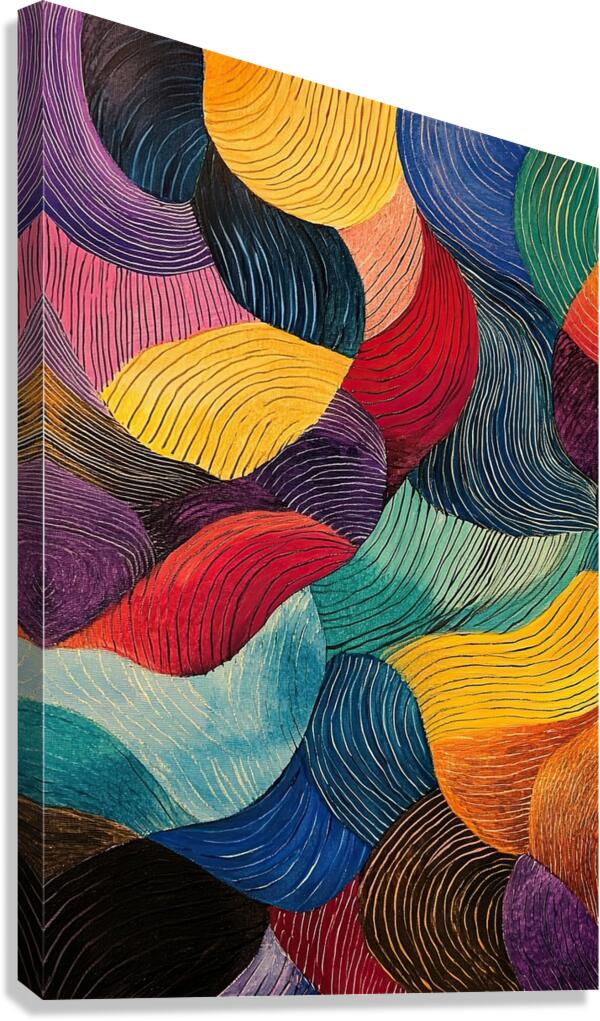 Chromatic Rhapsody 7B9H2N 57 Canvas Print