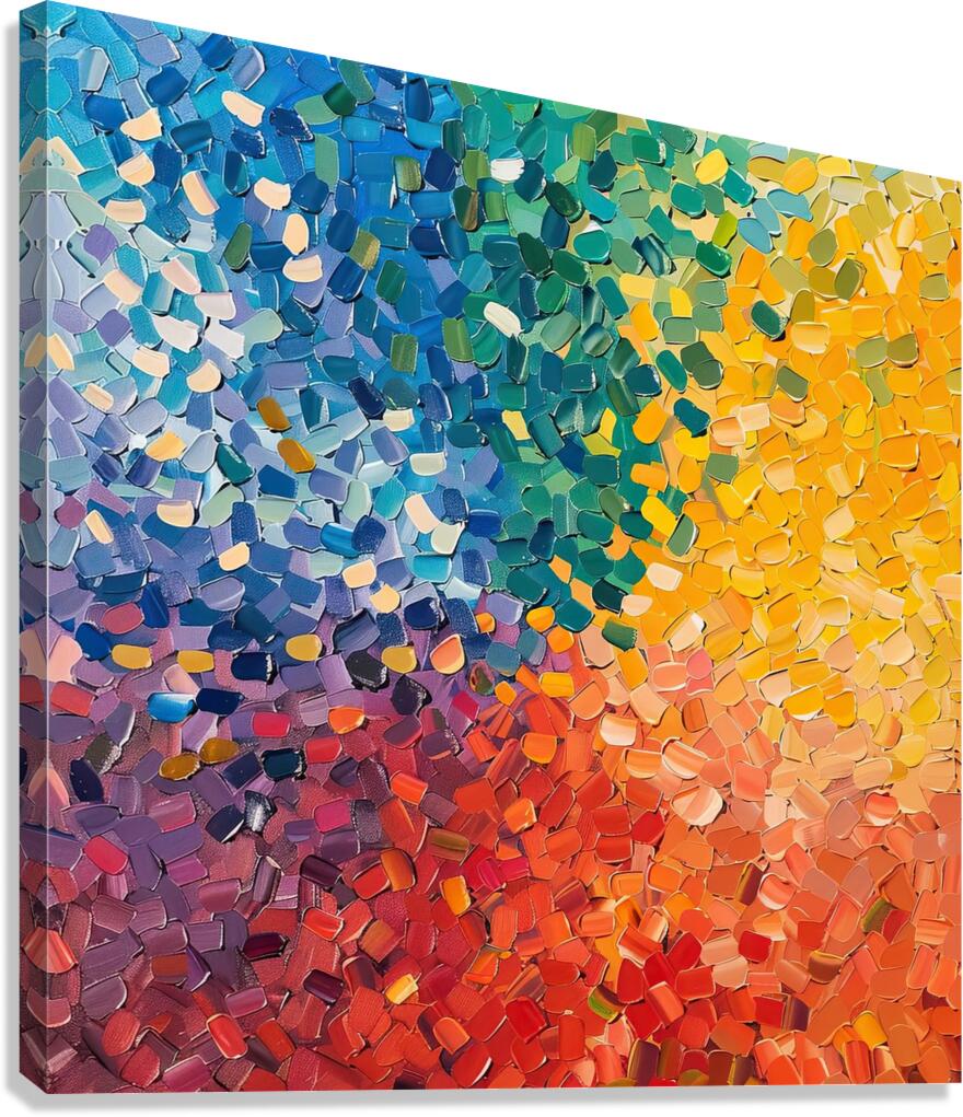 Chromatic Rhapsody 7H3N2P 58 Canvas Print