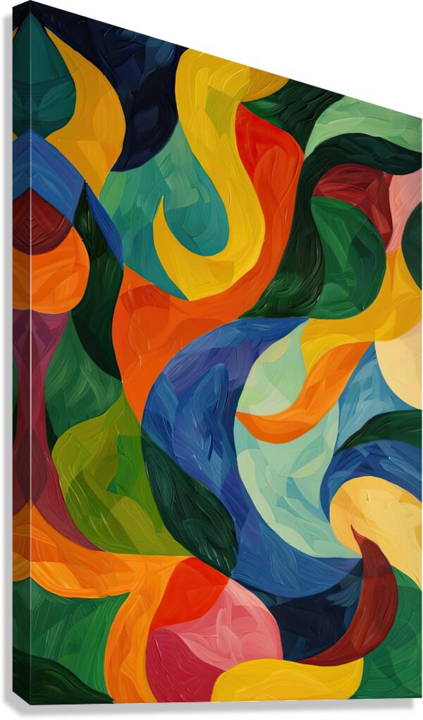 Chromatic Rhapsody 7P3H2N 57 Canvas Print