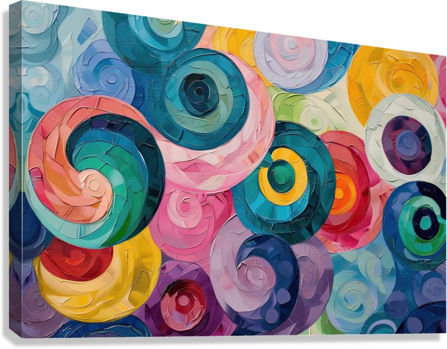 Chromatic Rhapsody 92HJ8N 57 Canvas Print