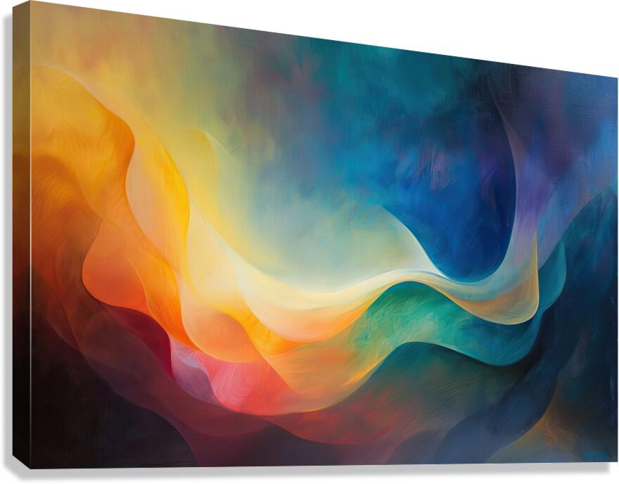 Chromatic Rhapsody Flow H3N5P2 55 Canvas Print