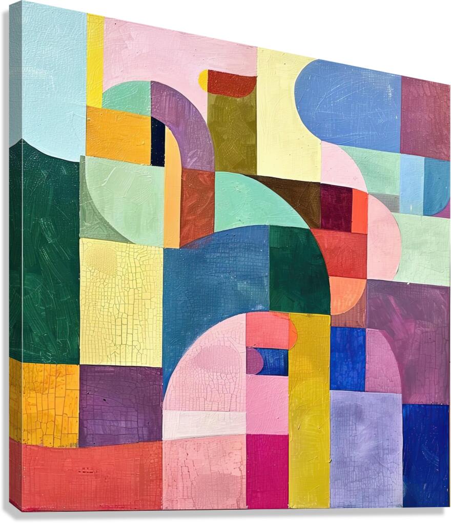 Chromatic Rhapsody H2N3P9 48 Canvas Print