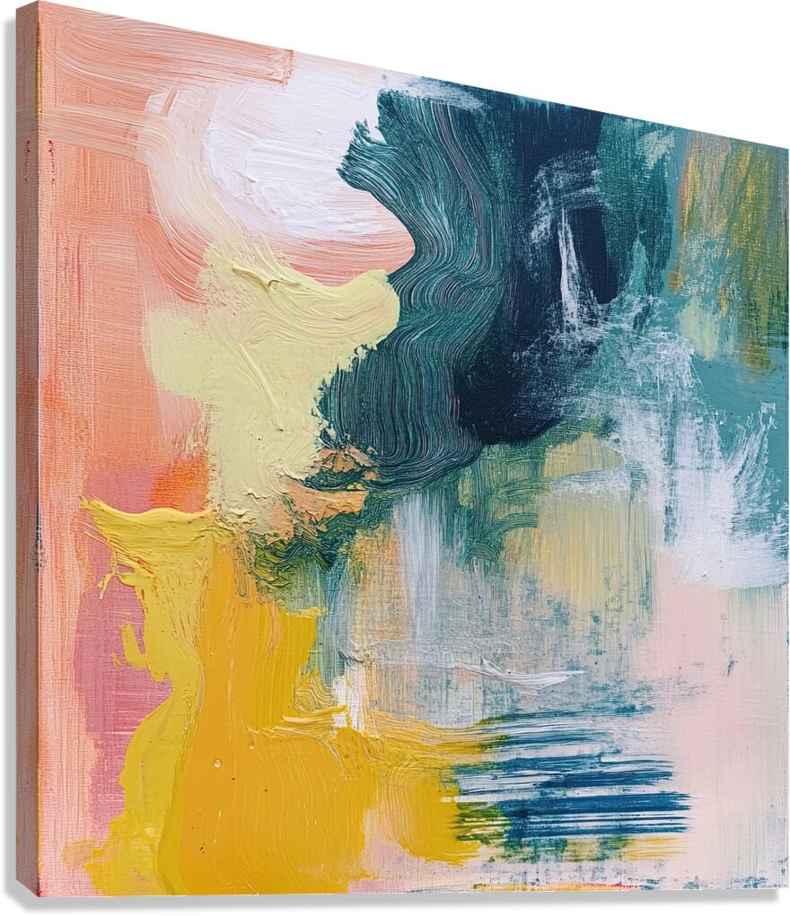 Chromatic Rhapsody H2N9P2 48 Canvas Print