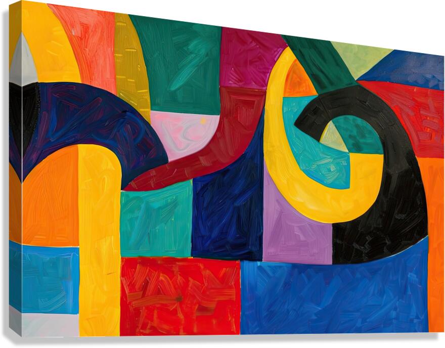 Chromatic Rhapsody H3N2P9 57 Canvas Print