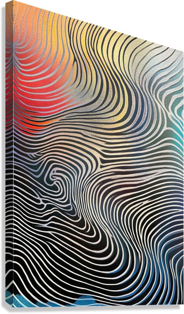 Chromatic Rhapsody H3N5P2 50 Canvas Print