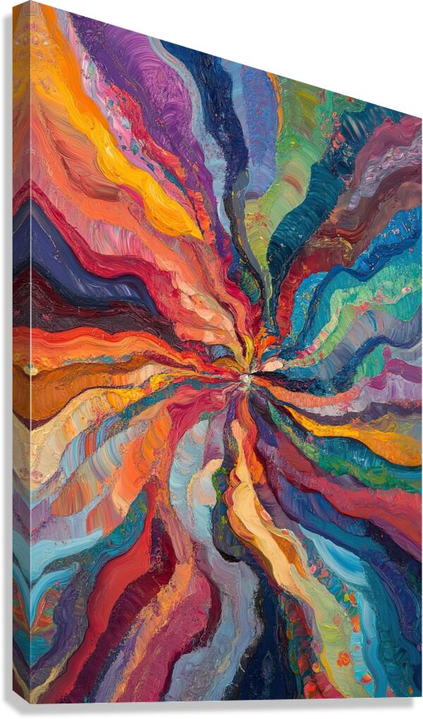 Chromatic Rhapsody H39N2J 57 Canvas Print