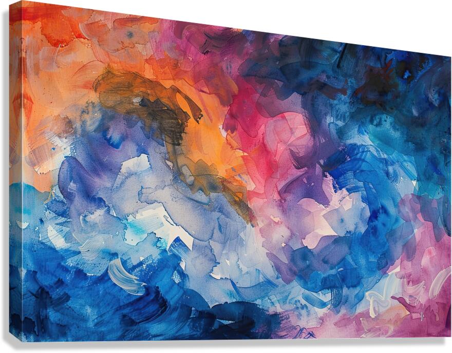 Chromatic Rhapsody JH9N2P 48 Canvas Print