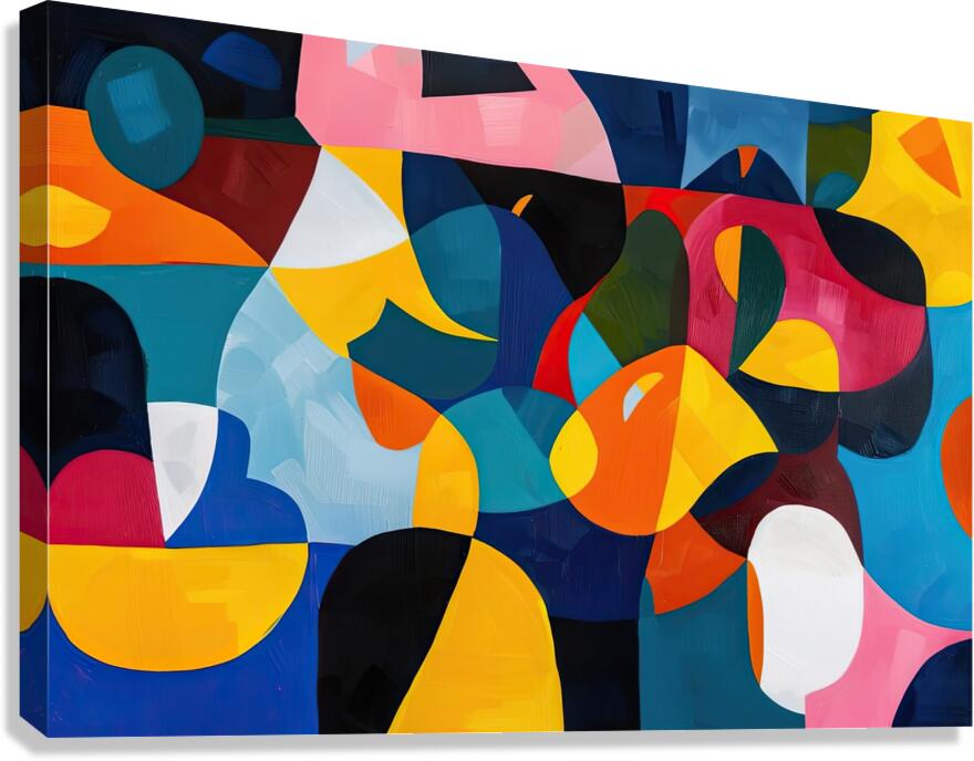 Chromatic Rhapsody K829HJ 55 Canvas Print