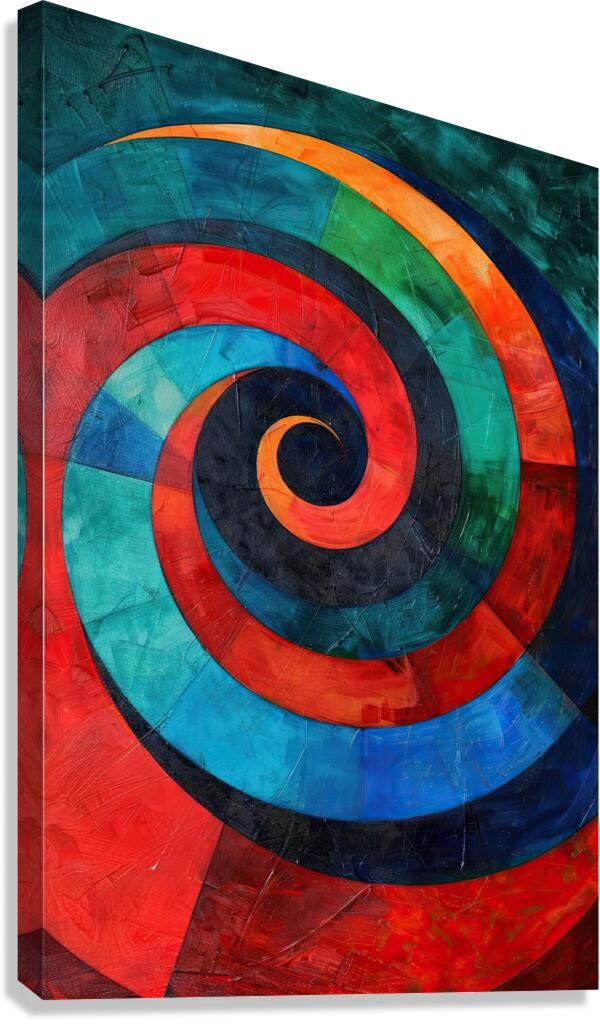 Chromatic Vortex H42N9P 58 Canvas Print