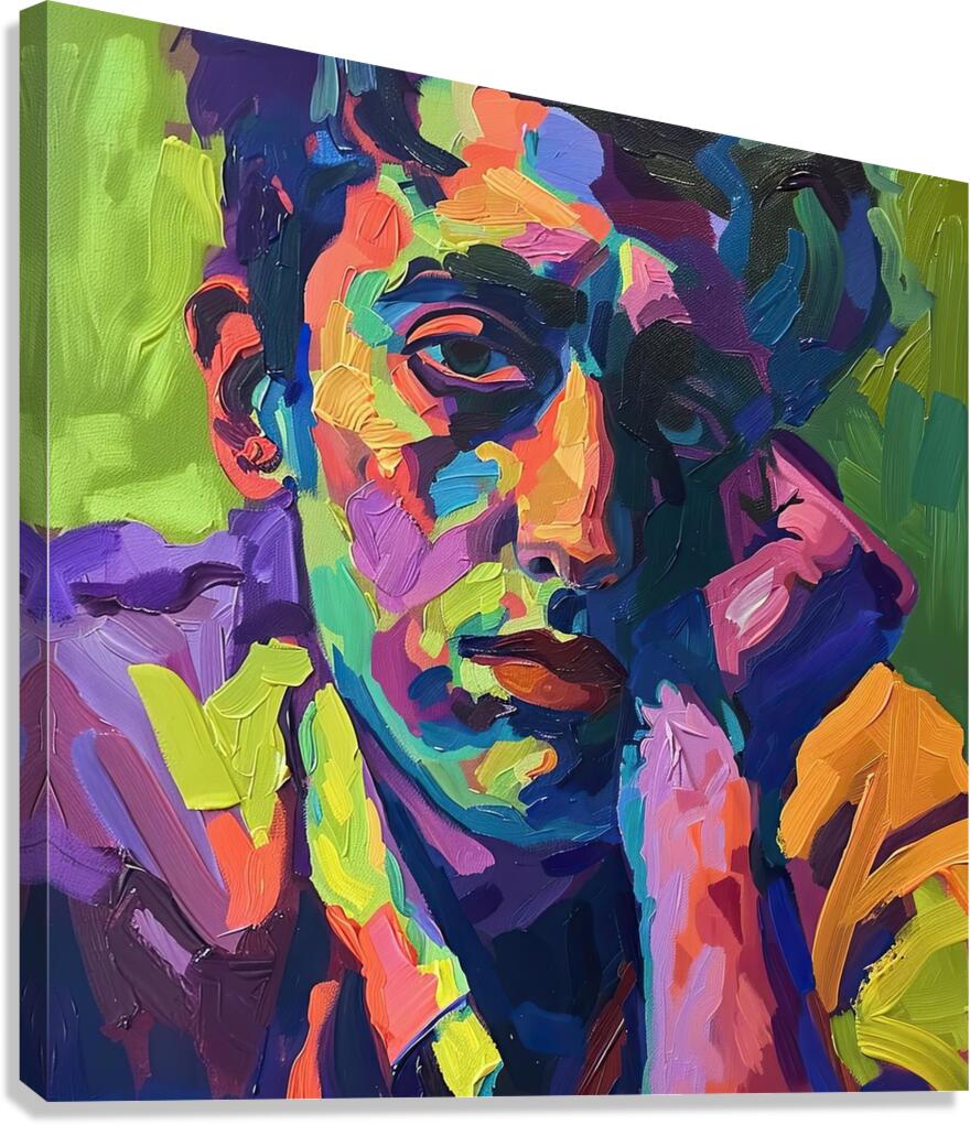 Contemplative Gaze Y59H2N 60 Canvas Print