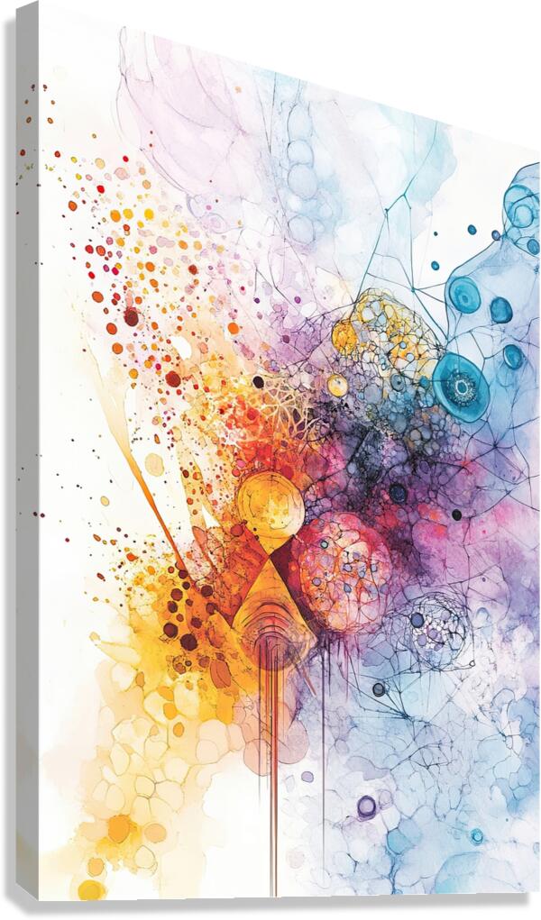 Cosmic Genesis Burst 7P3HN 55 Canvas Print