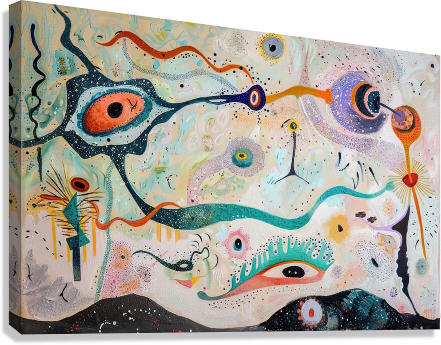 Cosmic Microcosm Dance 7P3HNJ 55 Canvas Print