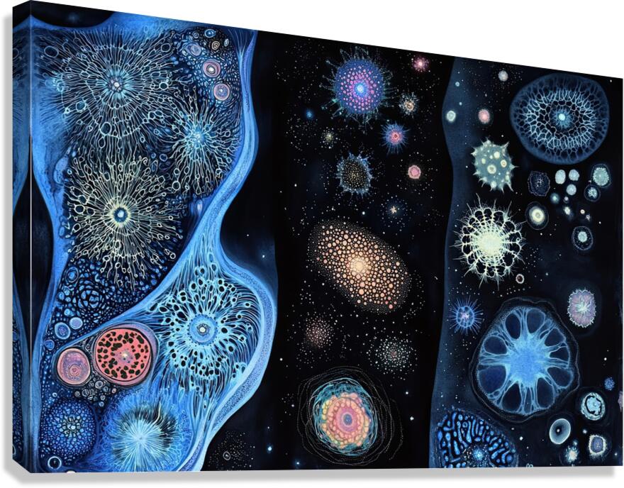 Cosmic Microcosm Y92H7P 58 Canvas Print
