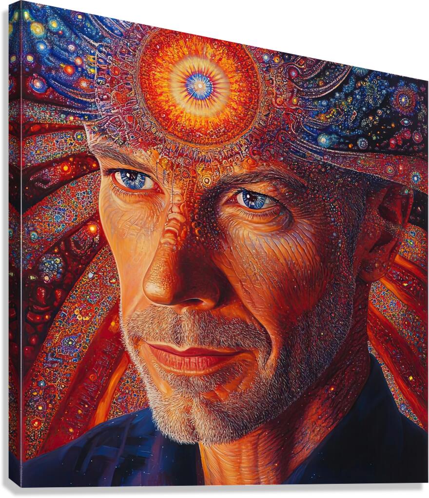 Cosmic Portrait 7H29P4 48 Canvas Print