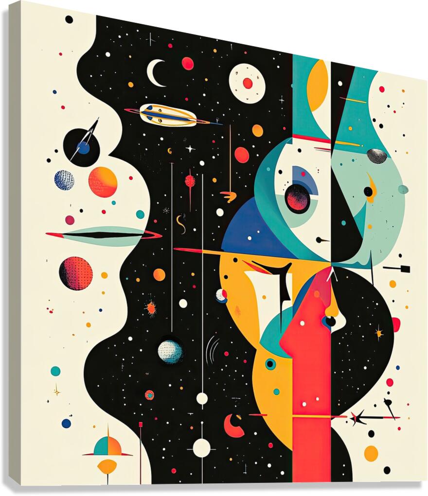 Cosmic Reflections 7H3N2P 60 Canvas Print