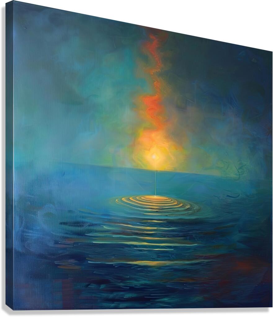 Cosmic Ripple NZ92HJ 53 Canvas Print