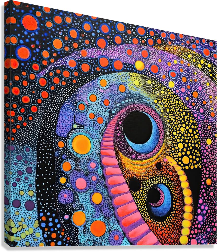 Cosmic River Flow 9H2NJP 65 Canvas Print