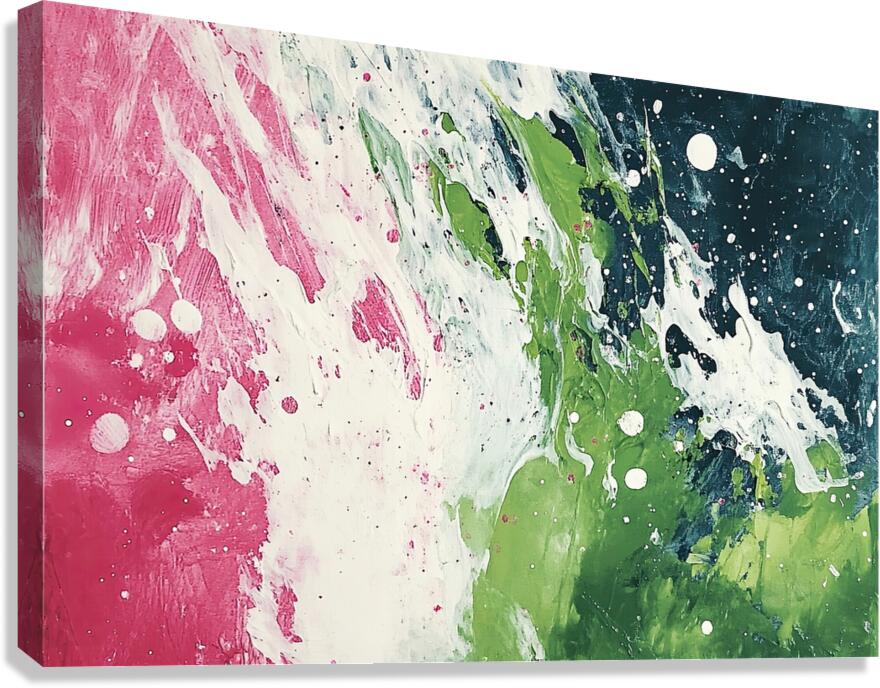 Cosmic River Flow H9P4Z2 45 Canvas Print