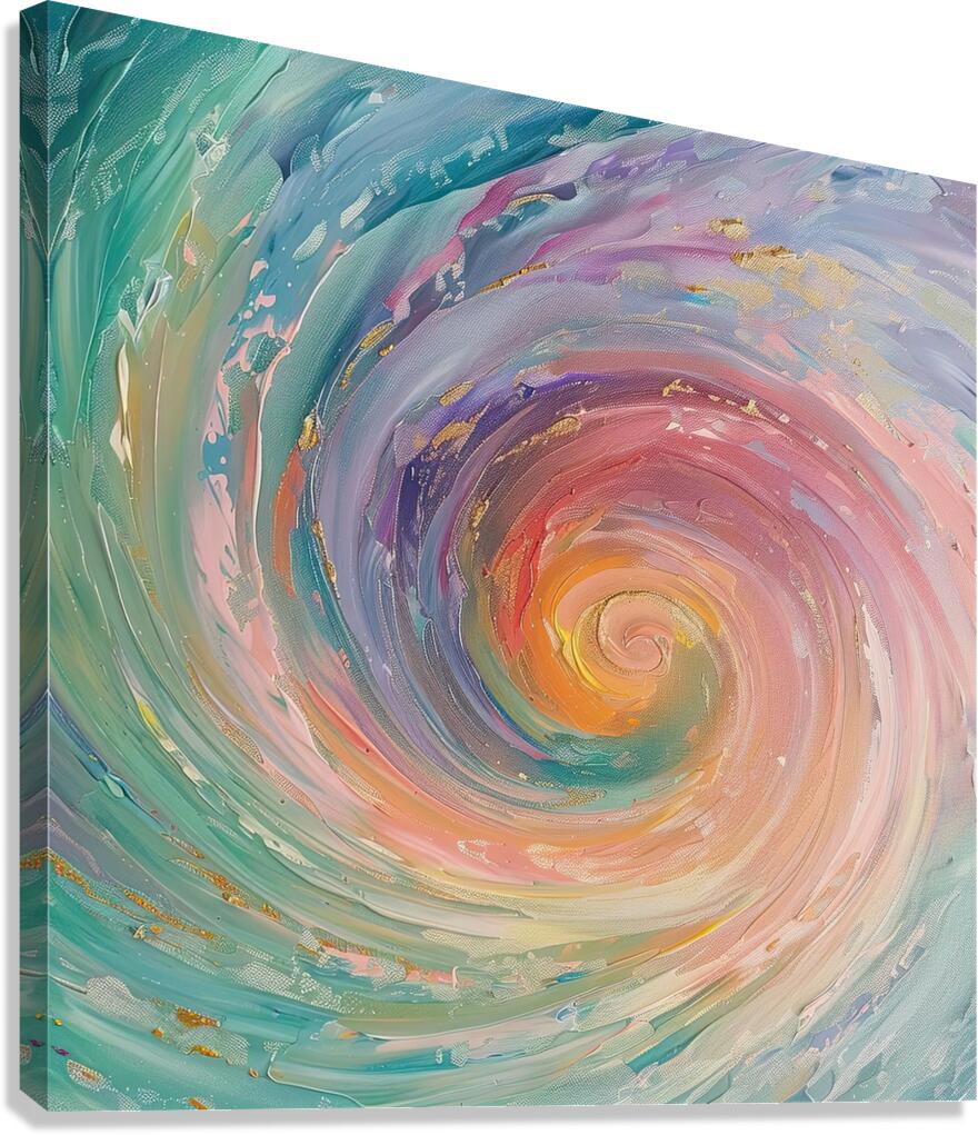 Cosmic Swirl H9P4N2 60 Canvas Print