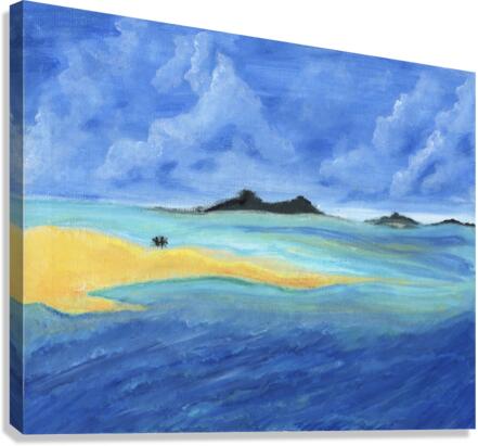 Beach Scene  Canvas Print