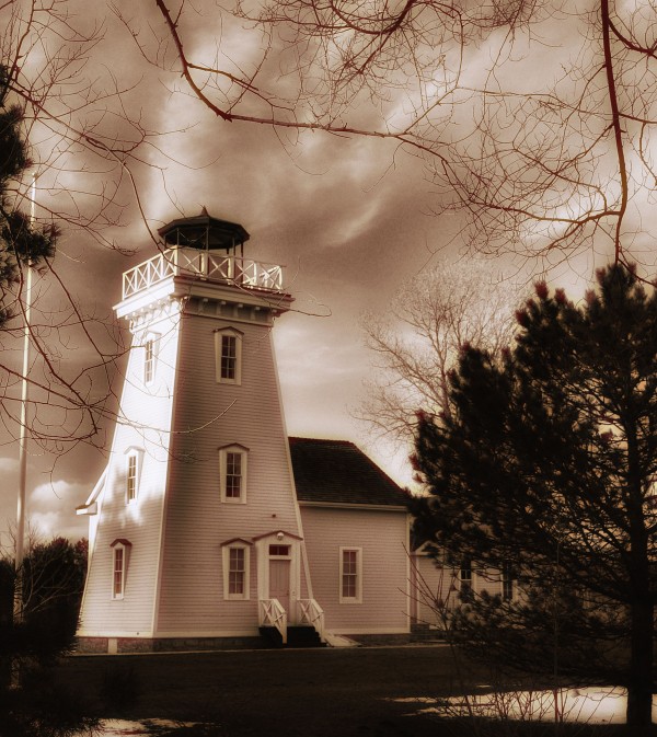Long point light house Print