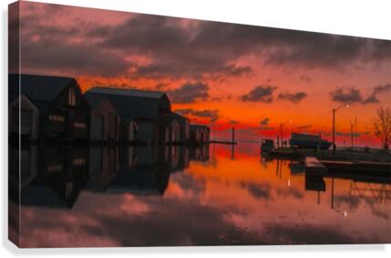 before sun up. Canvas Print