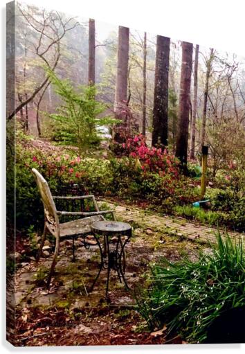 Early Spring Garden Canvas Print