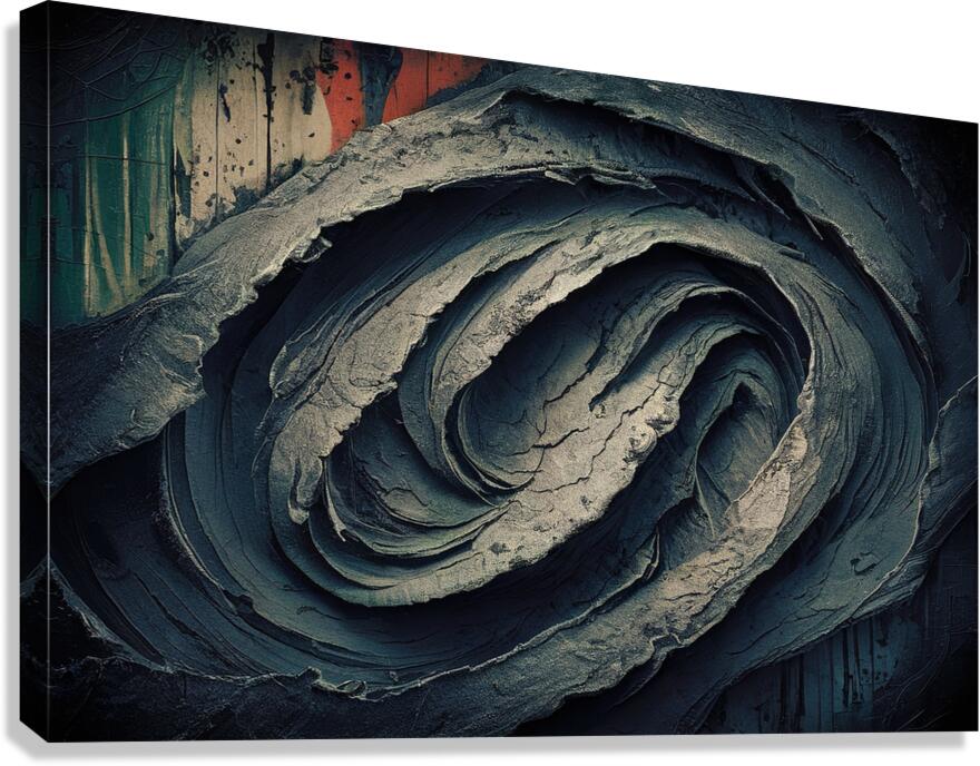 Dark grunge texture background 3 Canvas Print