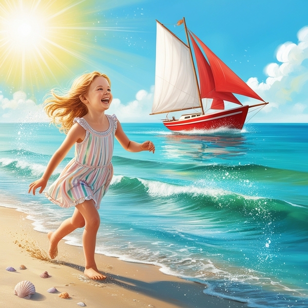 How beautiful is the innocence of children Print